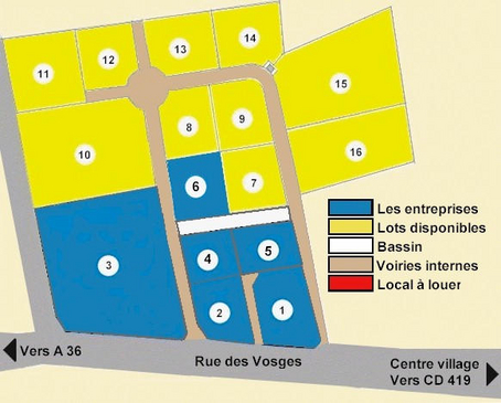 LE PLAN DE LA ZA DE FOUSSEMAGNE